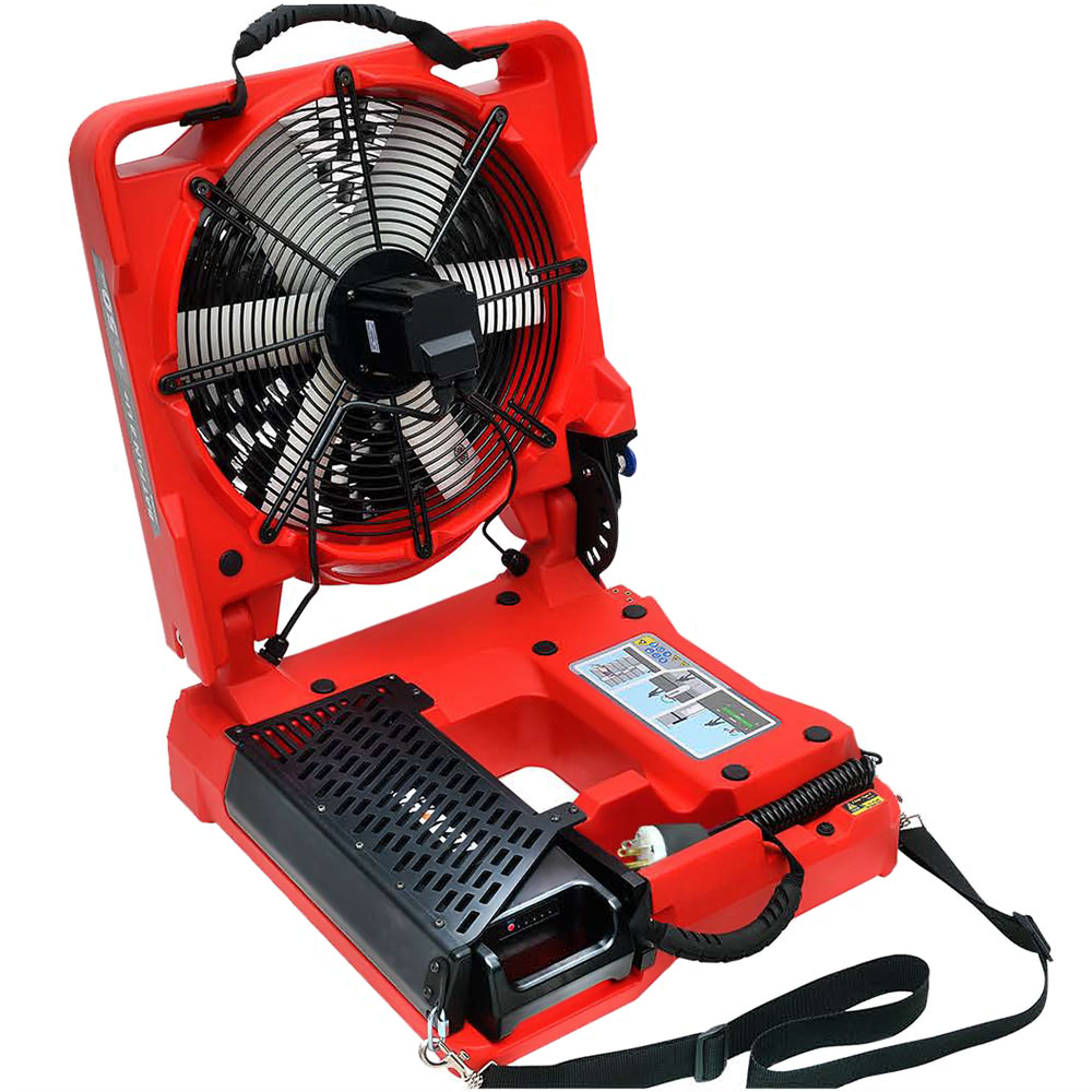 Leader BB16 Battery Powered PPV Fan WFR Wholesale Fire & Rescue